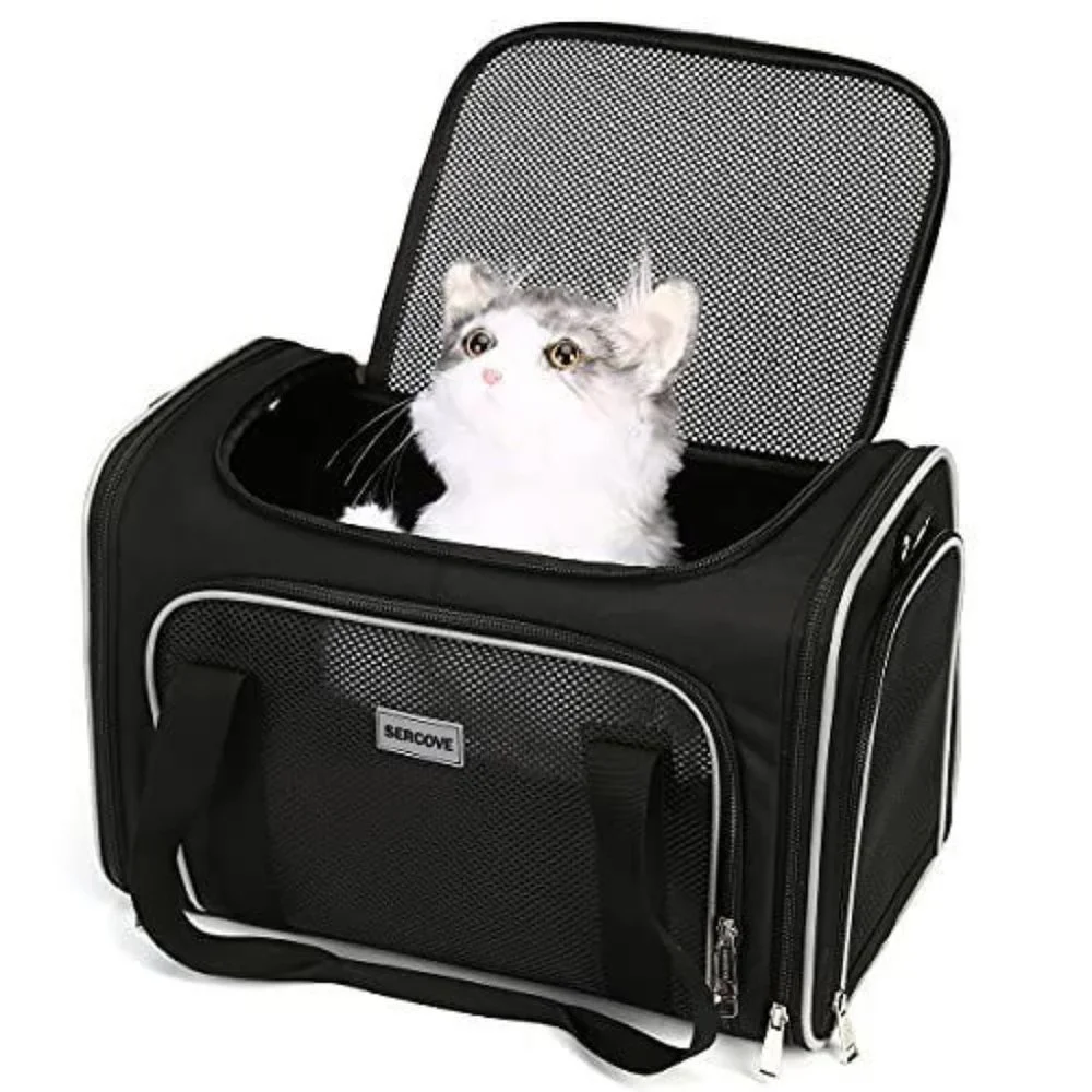 SERCOVE Airline Approved Collapsible Medium Sized Dog/Cat Carrier ( 20 Lbs.max)
